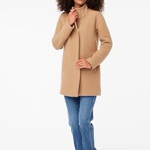 J. Crew Women's Camel Pea Coat